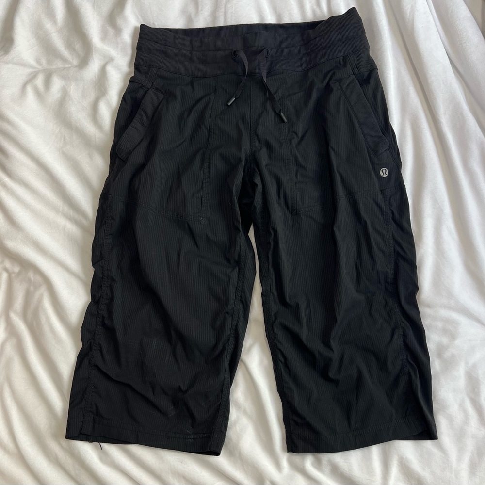 Lululemon Dance Studio Mid Rise Crop Black Pants